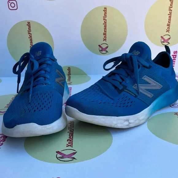 New Balance Mens Size 10 Fresh Foam Sport V2 Blue Running Shoes - Picture 1 of 5